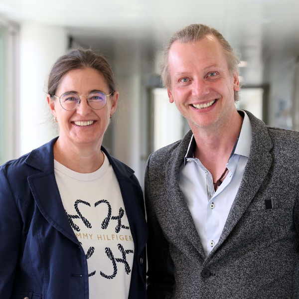 Prof. Dr. Anja Kathrin Wege und Prof. Dr. Richard Bauer